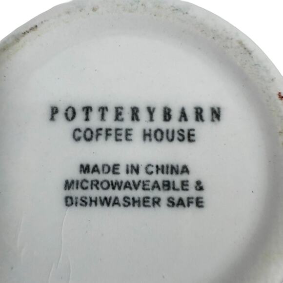 3/$20 Pottery Barn Coffee House Small White Ceramic Sugar Bowl Serving READ - Picture 10 of 10